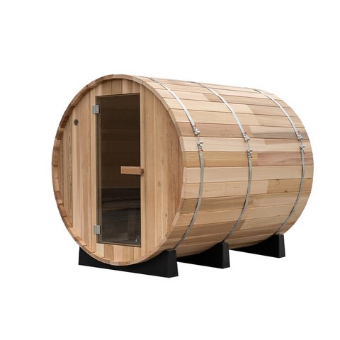sauna tonneau red cédar