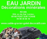 EAU JARDIN SABLE GRAVIER GALET ROCHE